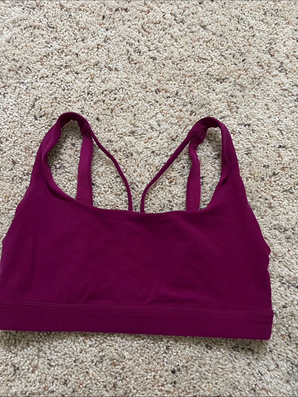 Athleta  Magenta Sports Bra - Comfortable Support